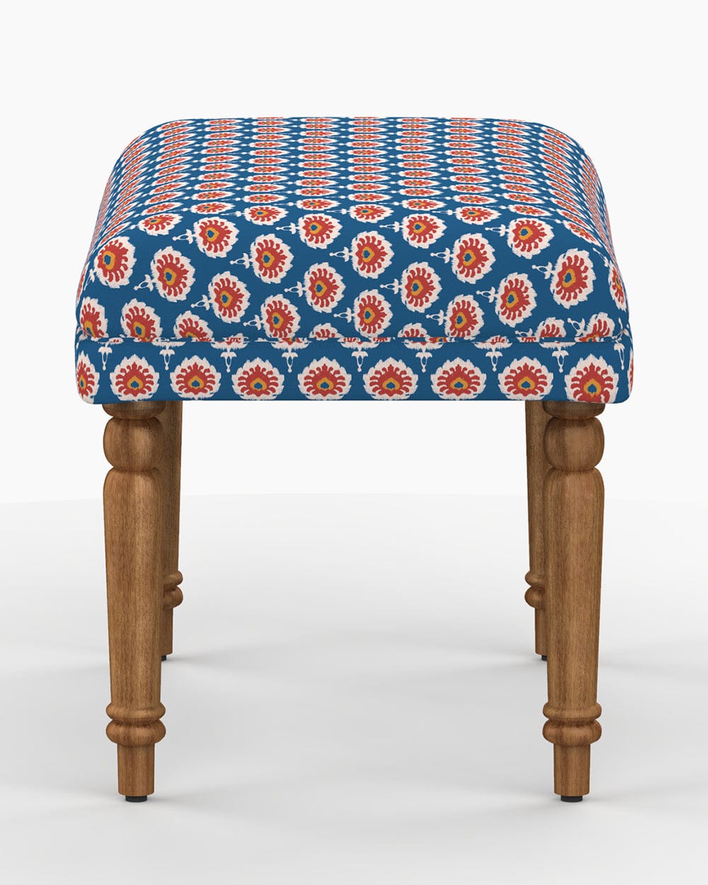 Chumbak Nawaab Bench Small - Blue Ikkat