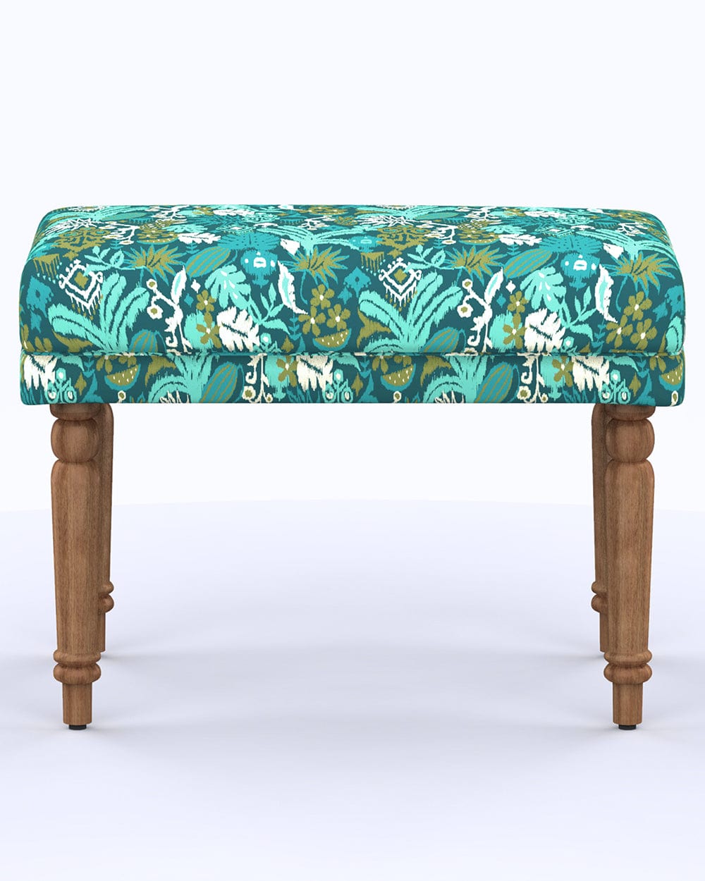 Chumbak Nawaab Bench Small - Tropical Ikkat