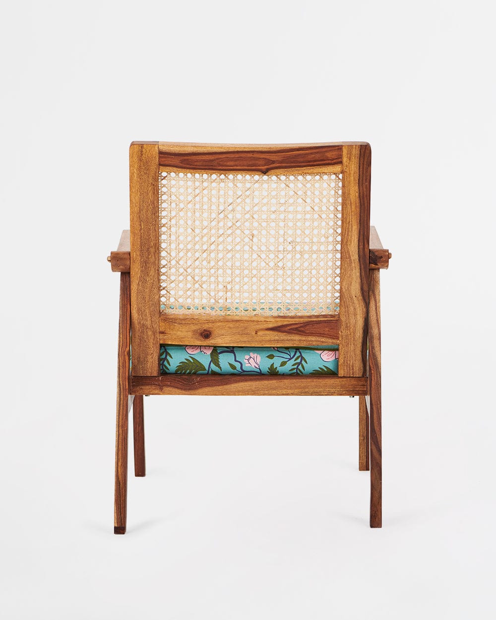 Chumbak French Rattan Arm Chair -Spring Bloom