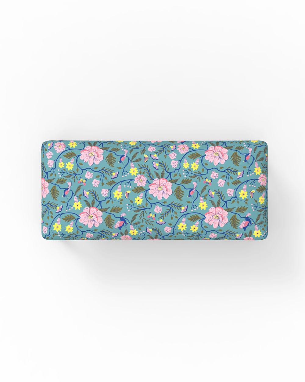 Chumbak Jodhpur Bench - Spring Bloom Teal