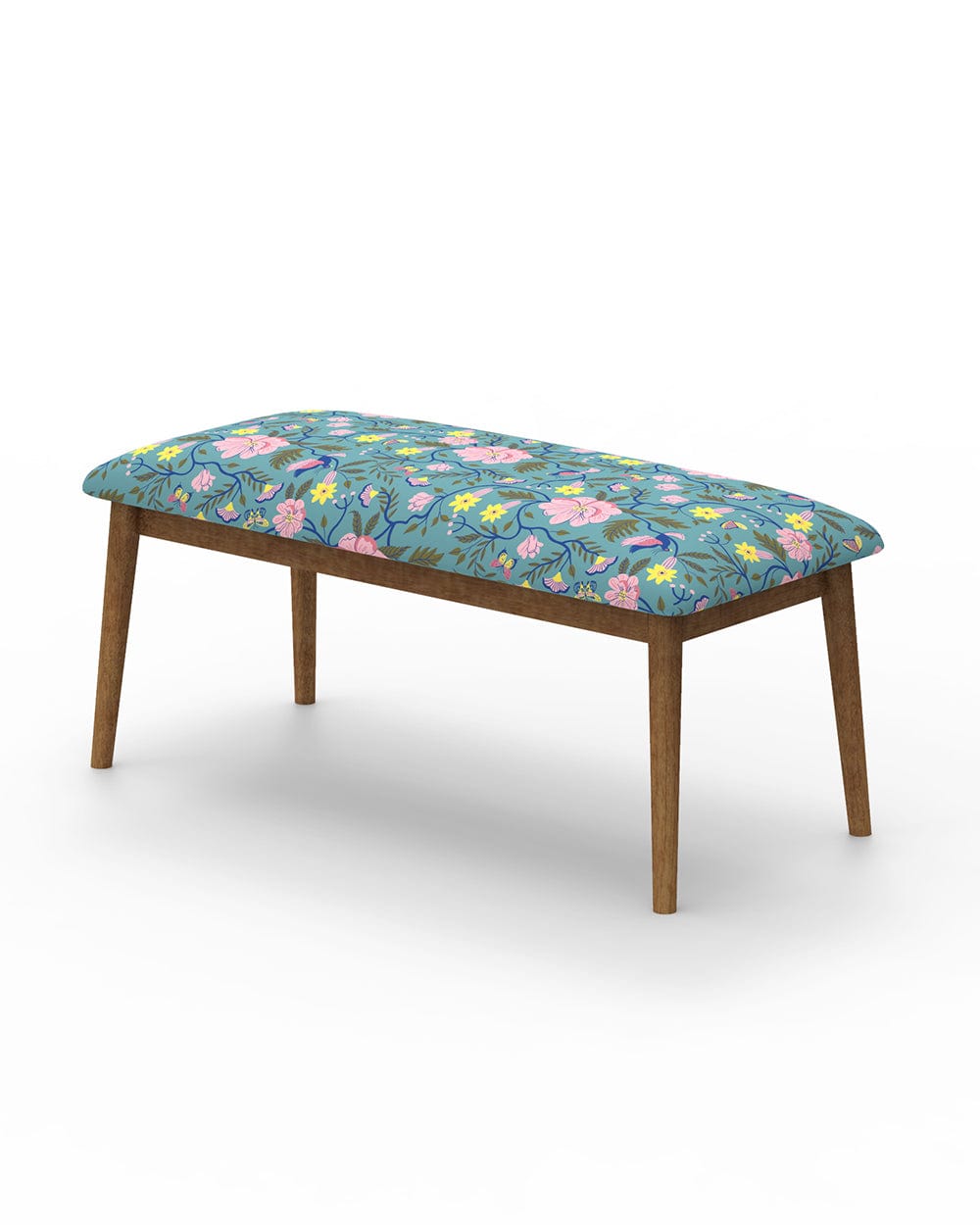 Chumbak Jodhpur Bench - Spring Bloom Teal