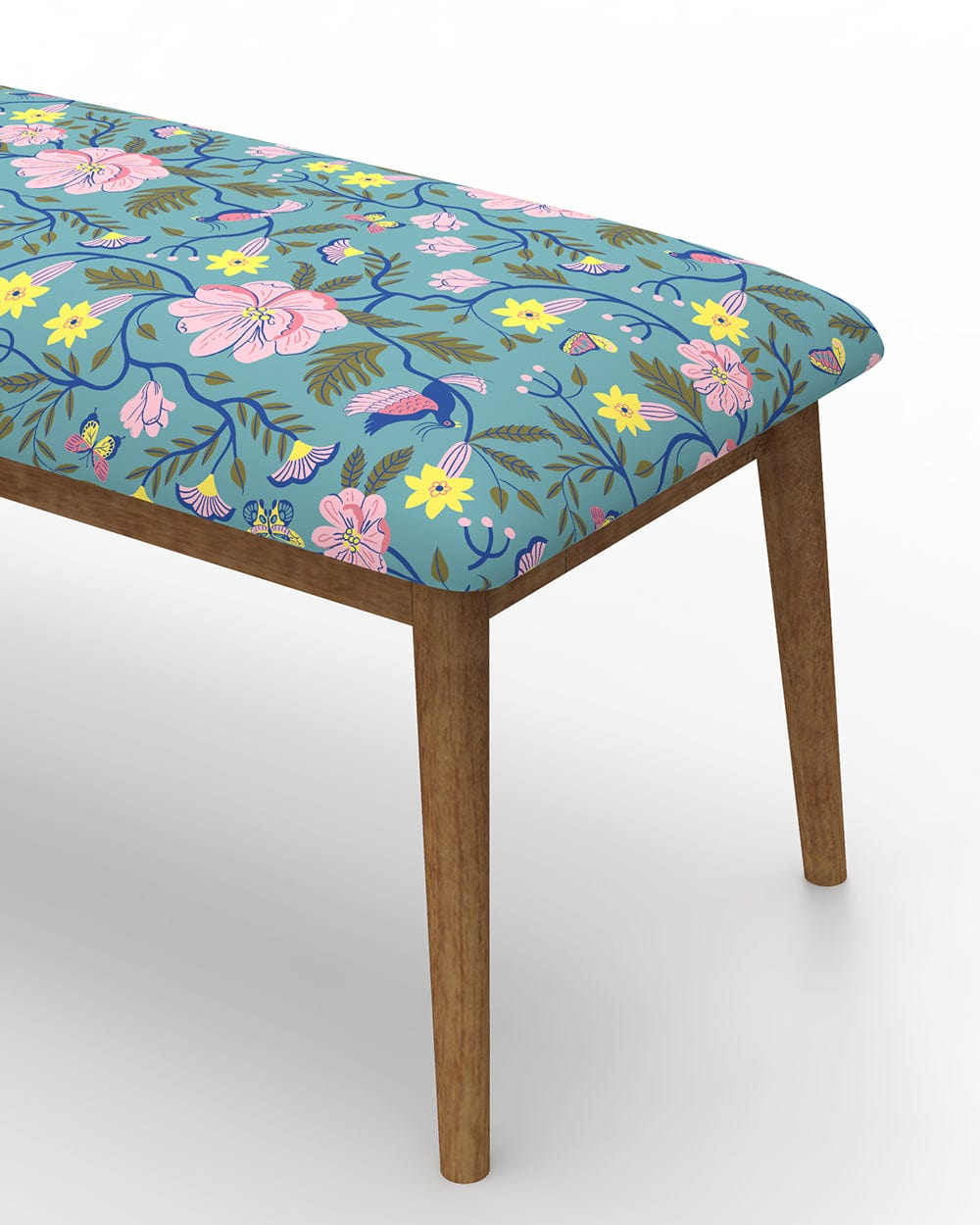 Chumbak Jodhpur Bench - Spring Bloom Teal