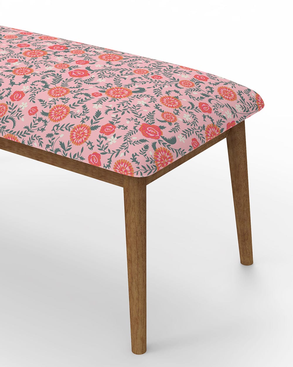 Chumbak Jodhpur Bench - Earthy Florals Peach