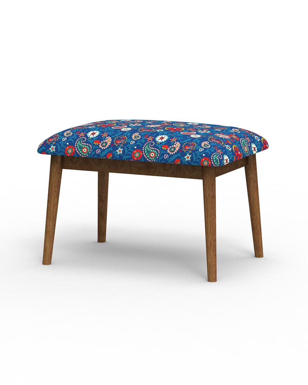 Chumbak Jodhpur Bench Small- India Paisleys Blue