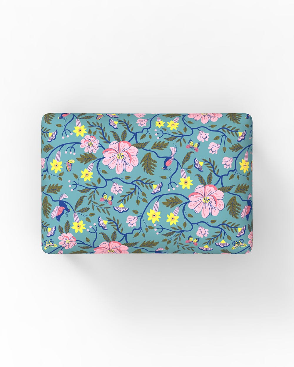 Chumbak Jodhpur Bench Small - Spring Bloom Teal