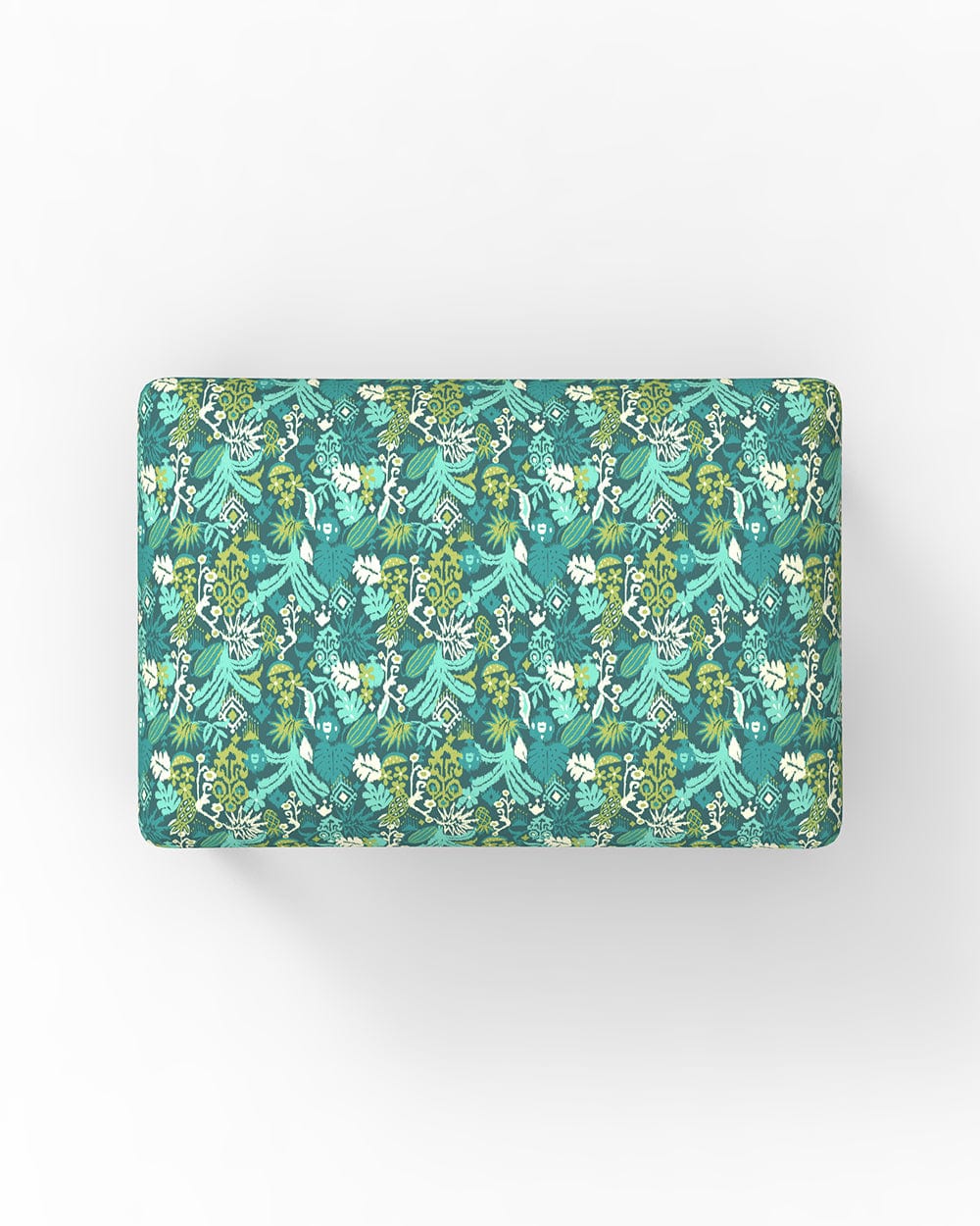 Chumbak Jodhpur Bench Small - Tropical Ikkat Green