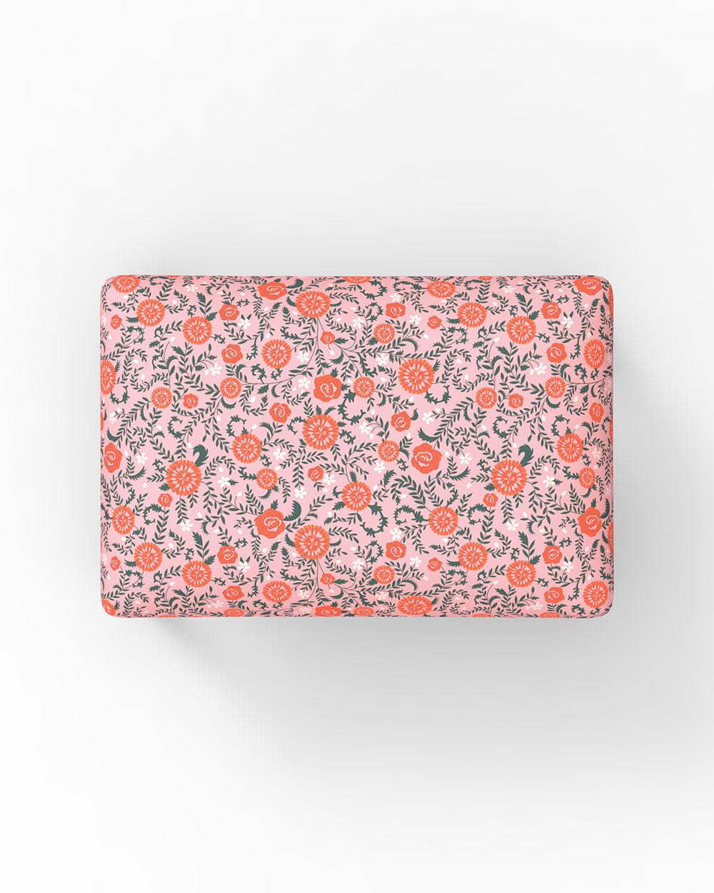 Chumbak Jodhpur Bench Small - Earthy Florals Peach