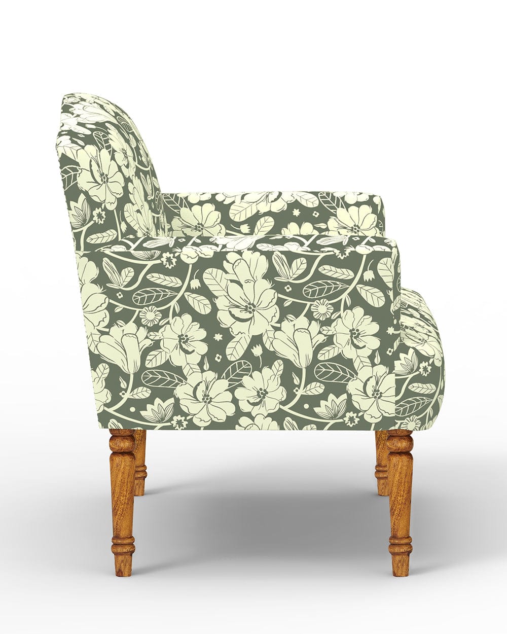 Chumbak Nawaab Arm Chair - Grey's Garden