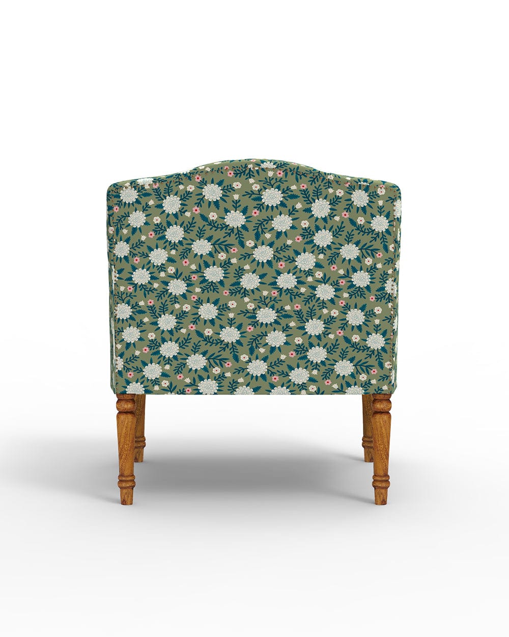 Chumbak Nawaab Arm Chair - Spring Marigold Green