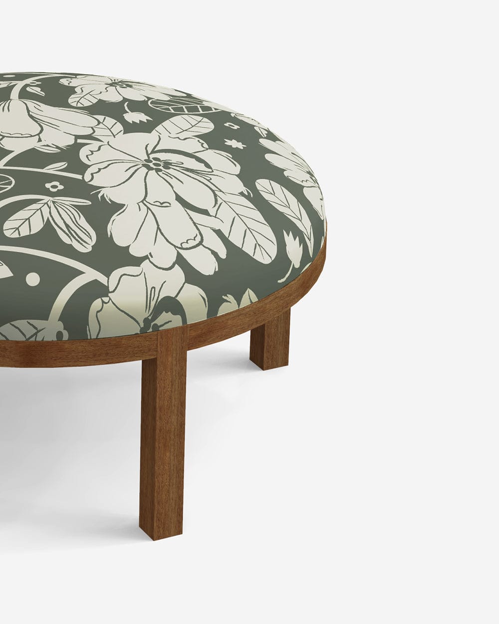 Chumbak Bohemian Ottoman - Grey's Garden