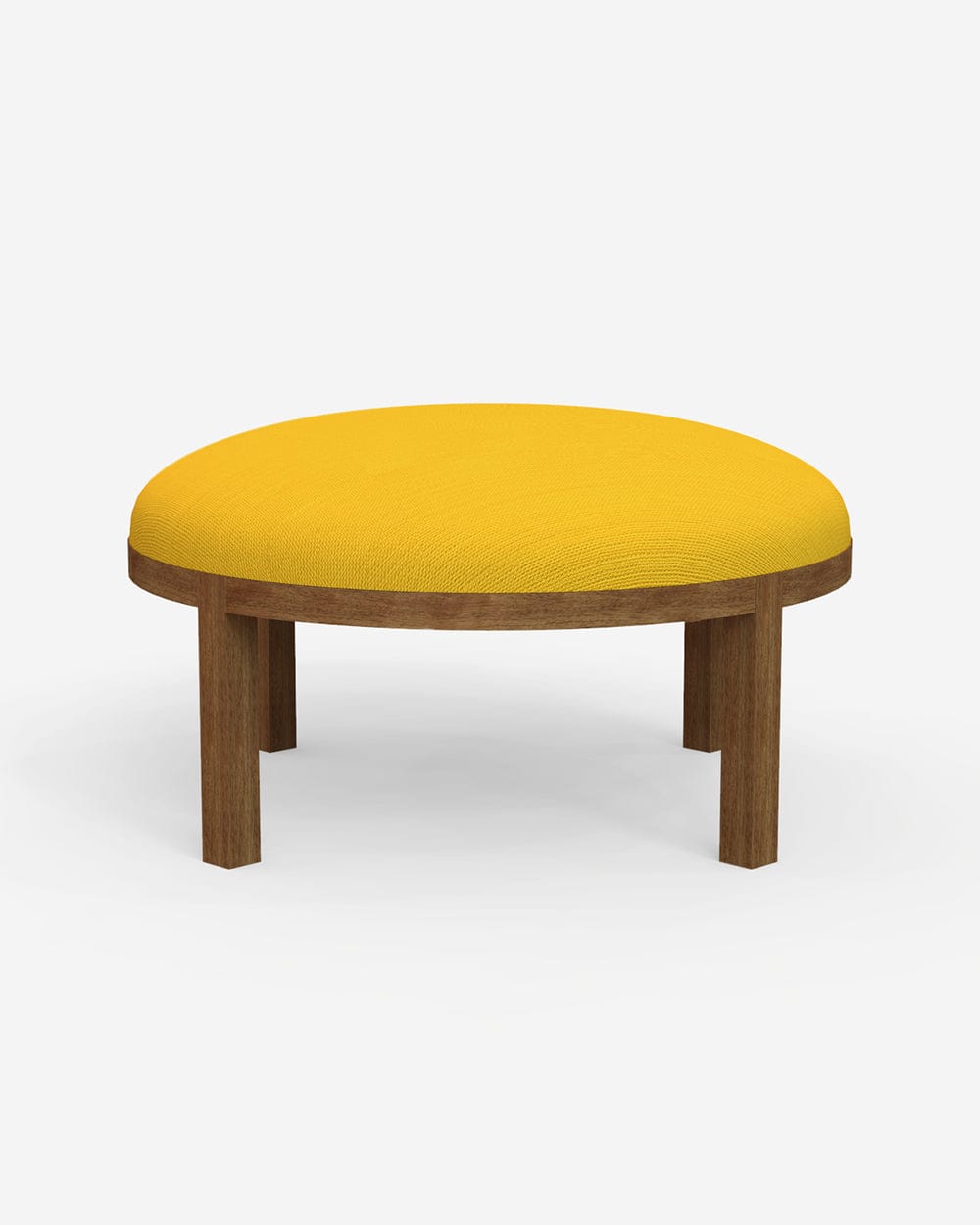 Chumbak Bohemian Ottoman - Sahara Mustard