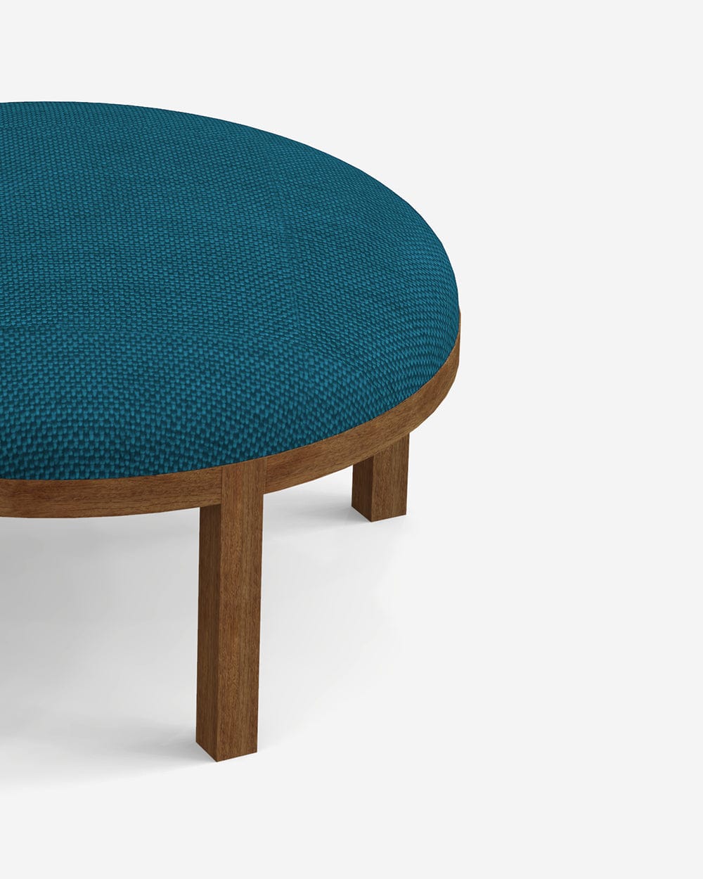 Chumbak Bohemian Ottoman - Mediterranian Blue