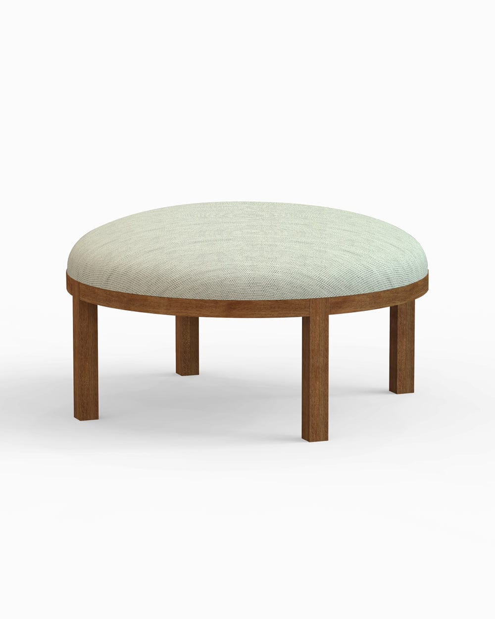 Chumbak Bohemian Ottoman - Srilanka Ivory