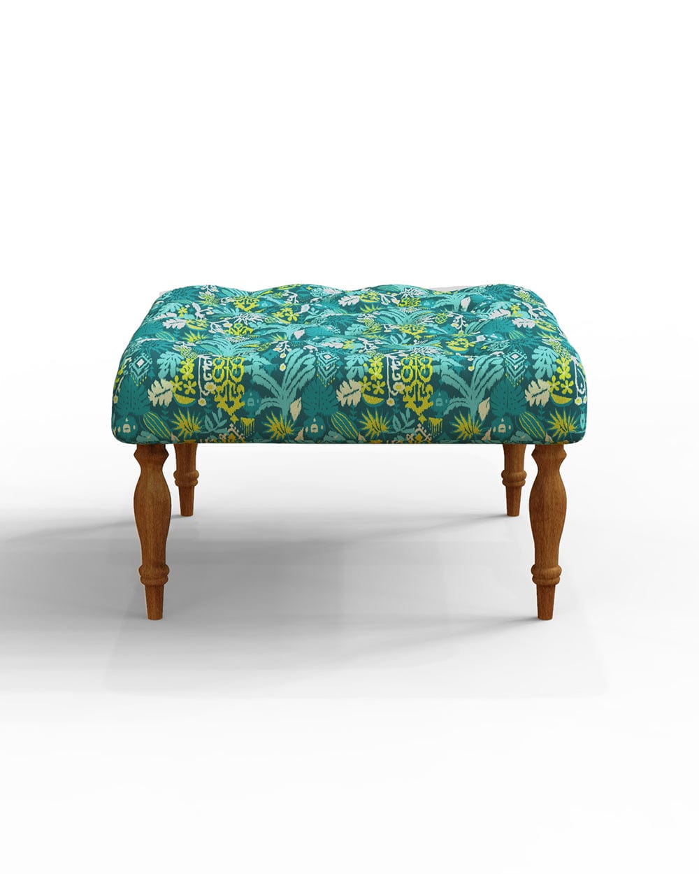 Chumbak English Ottoman - Tropical Ikkat
