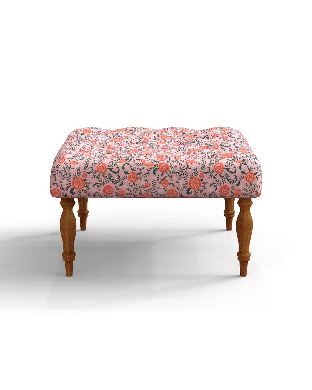 Chumbak English Ottoman - Earthy Florals