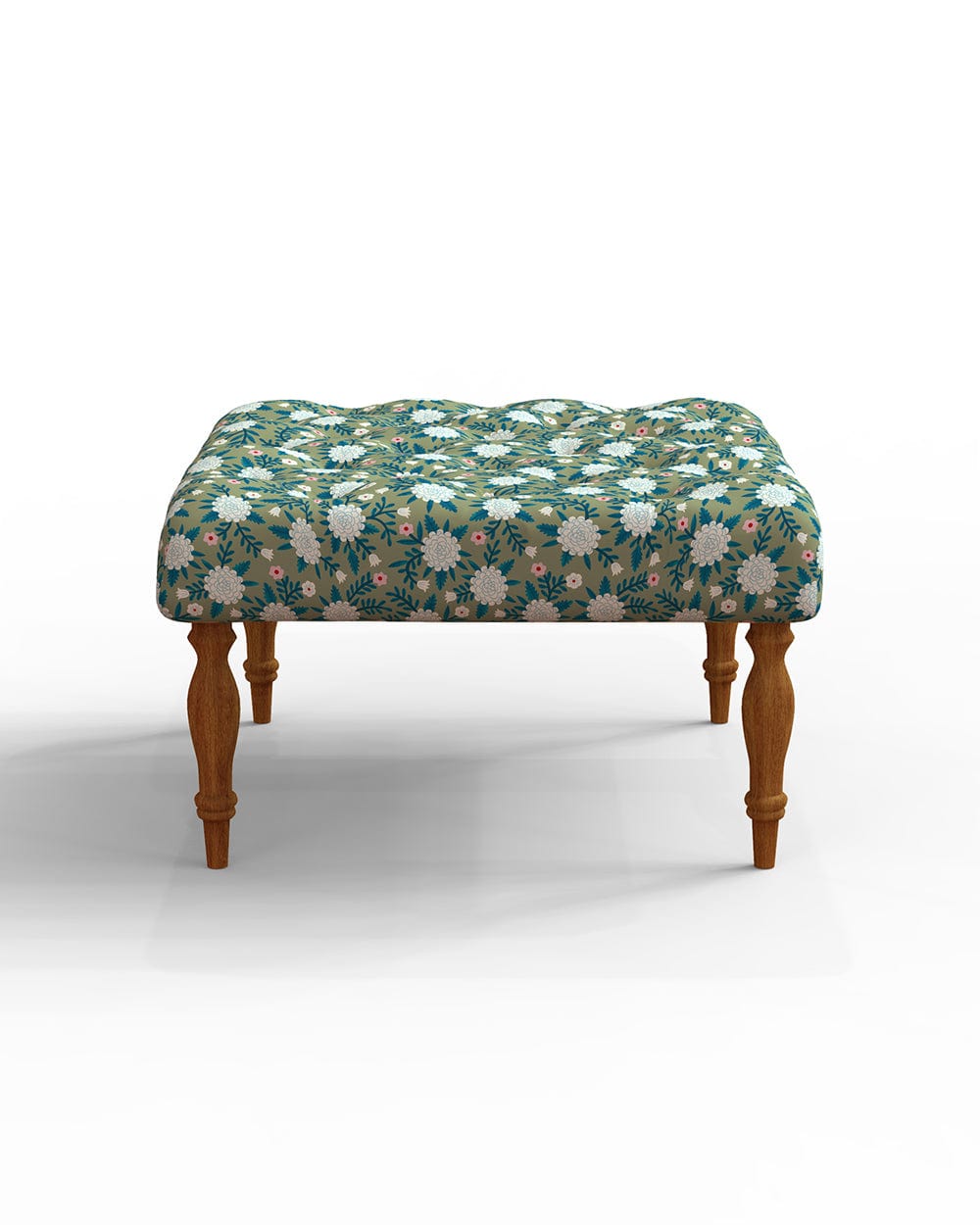 Chumbak English Ottoman - Spring Marigold