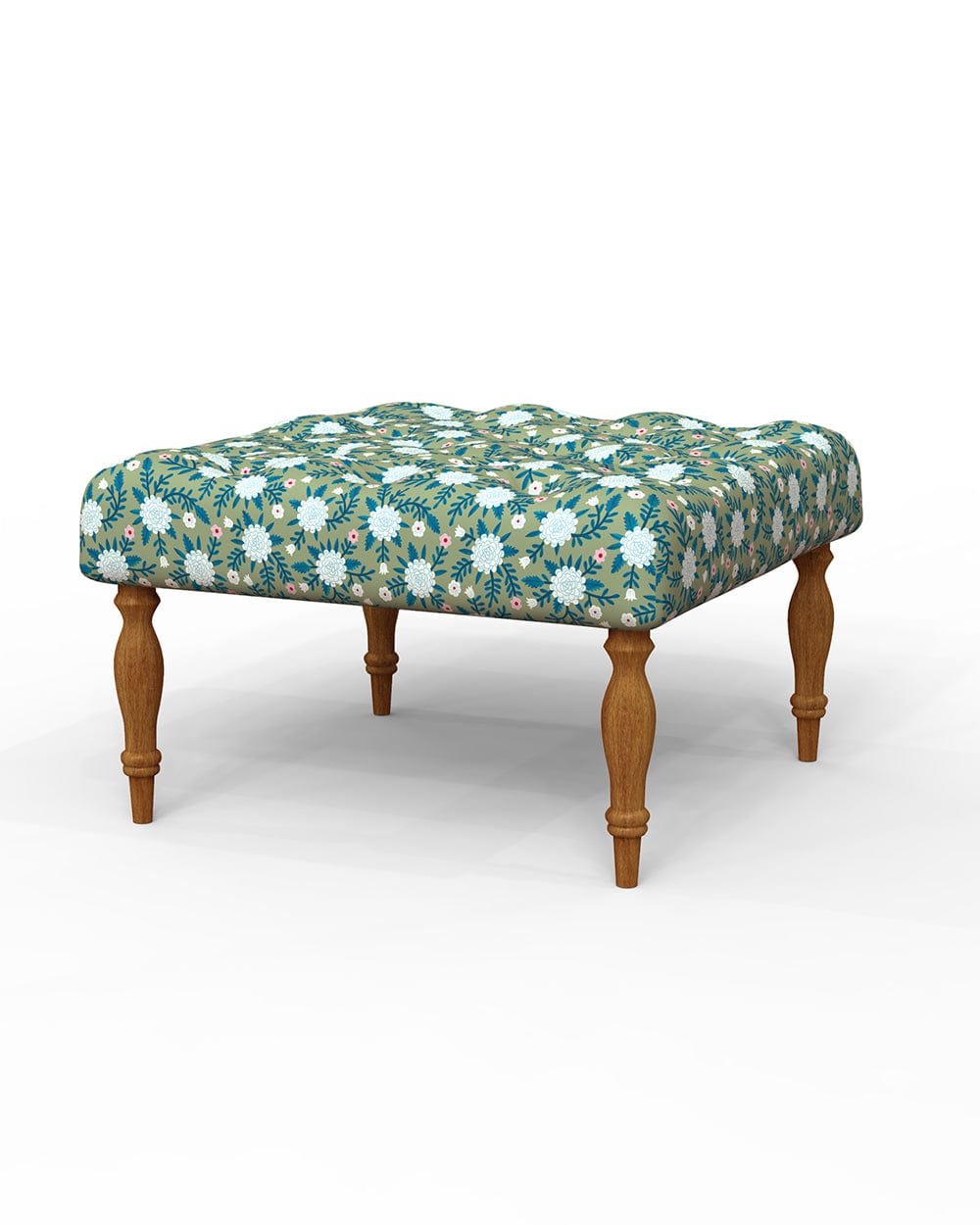 Chumbak English Ottoman - Spring Marigold