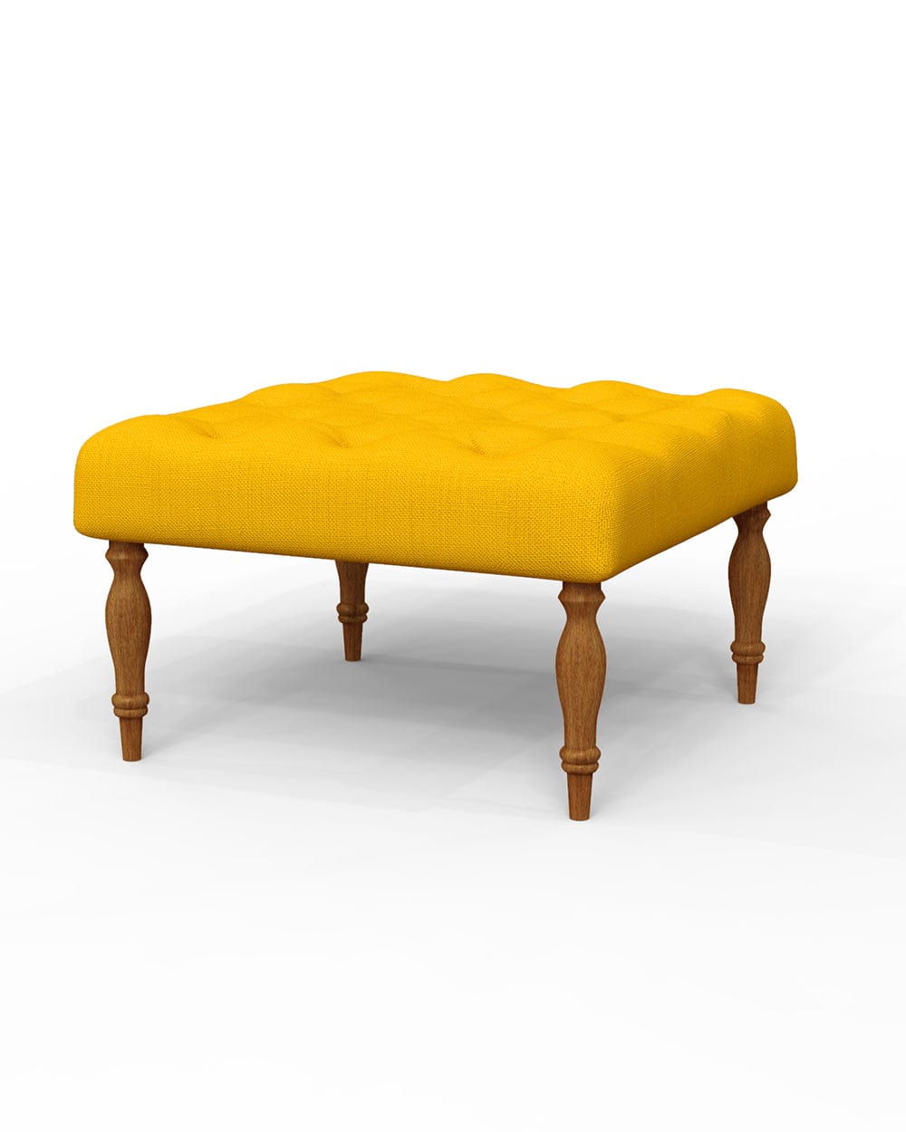 Chumbak English Ottoman - Sahara Mustard