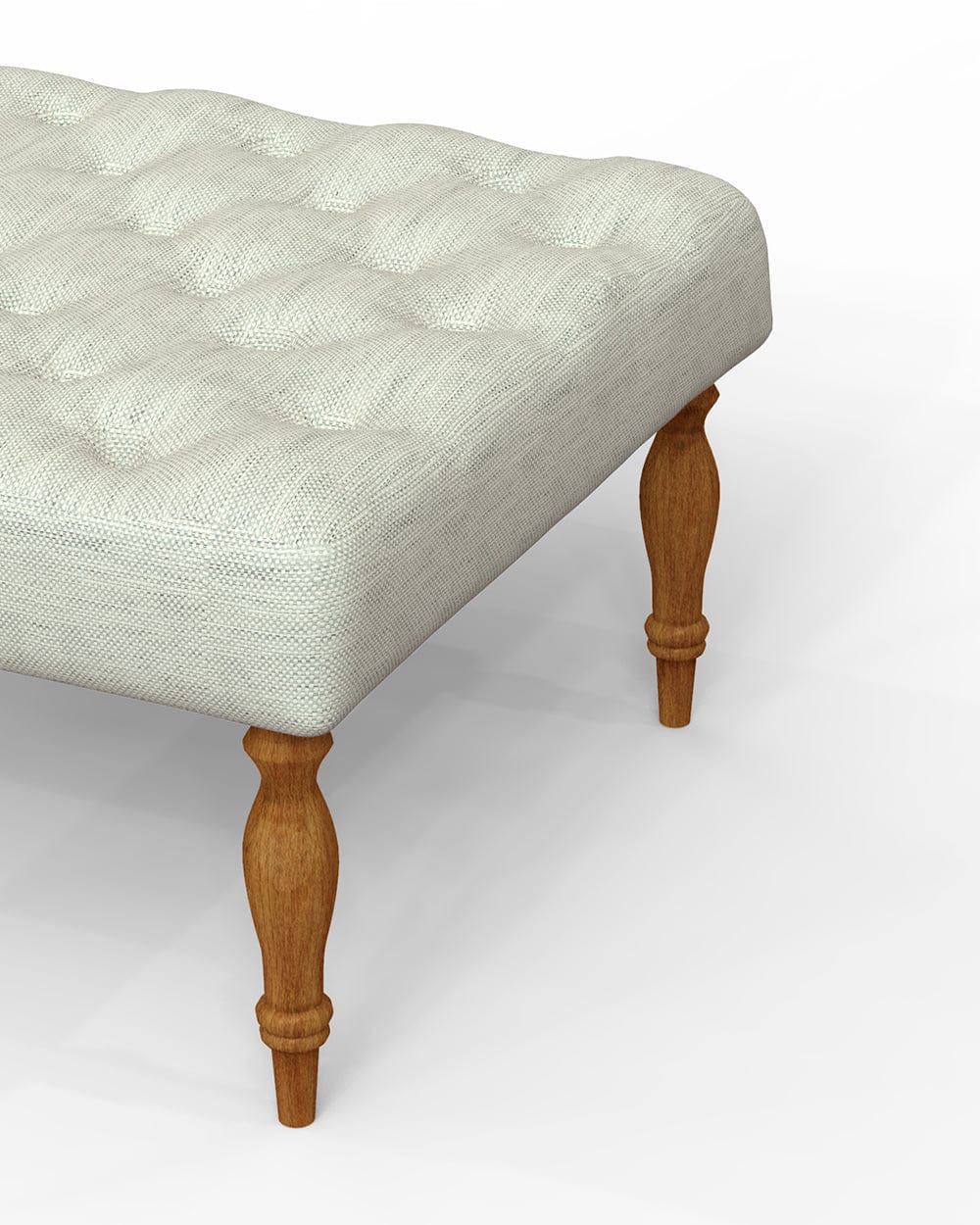 Chumbak English Ottoman - Srilanka Ivory