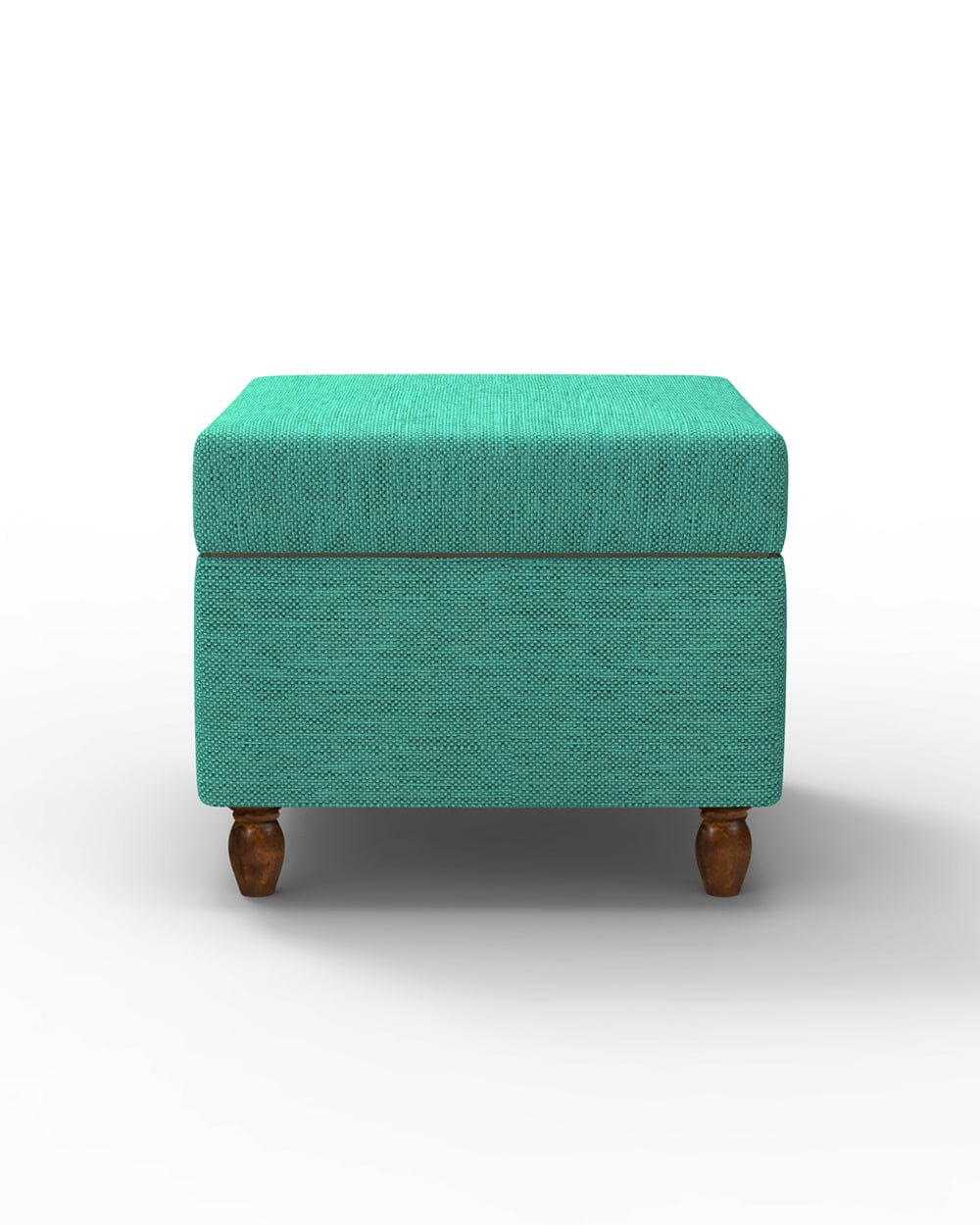 Chumbak Modern Trunk Storage Ottoman - Maldivian Teal