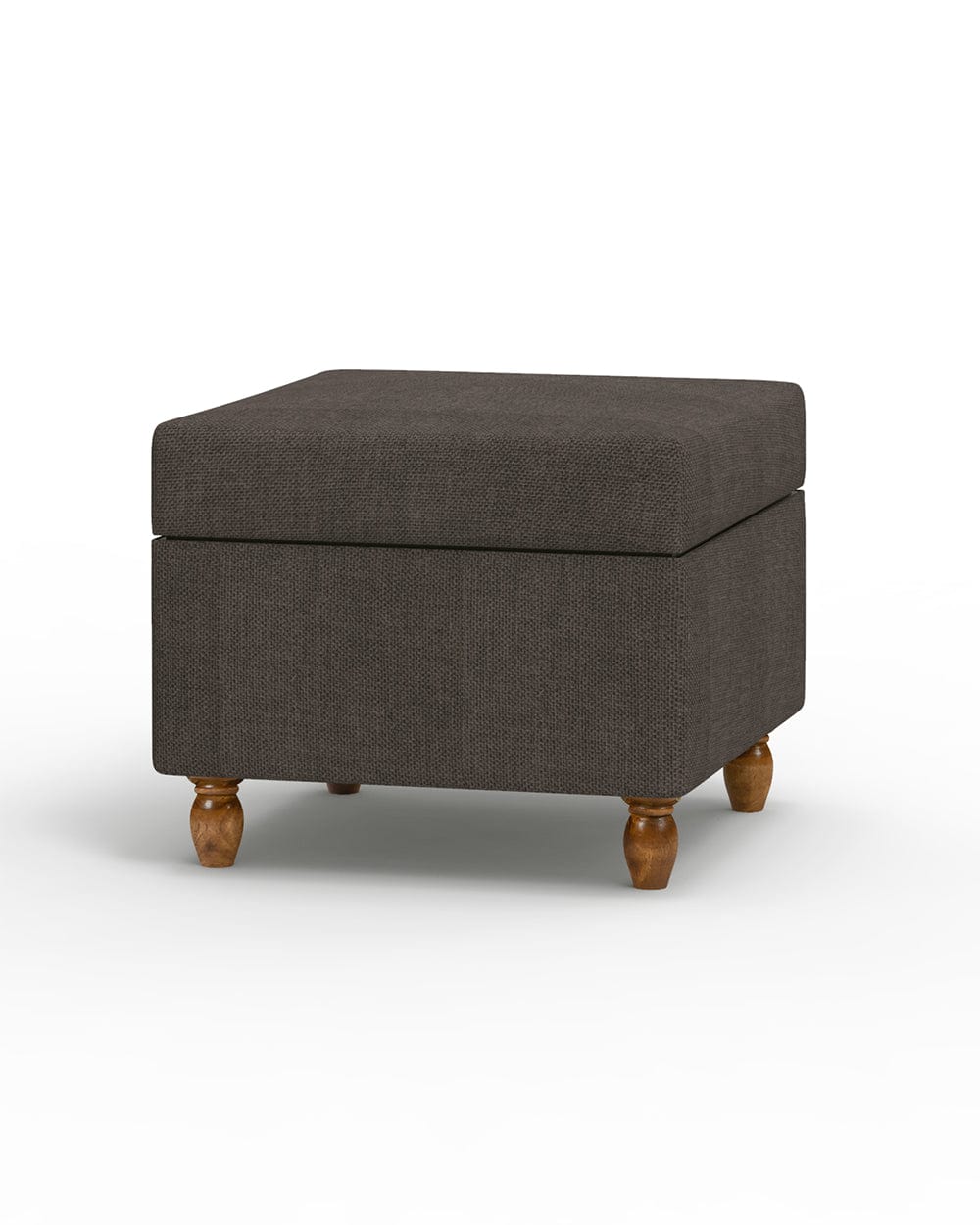 Chumbak Modern Trunk Storage Ottoman - Brown Coal