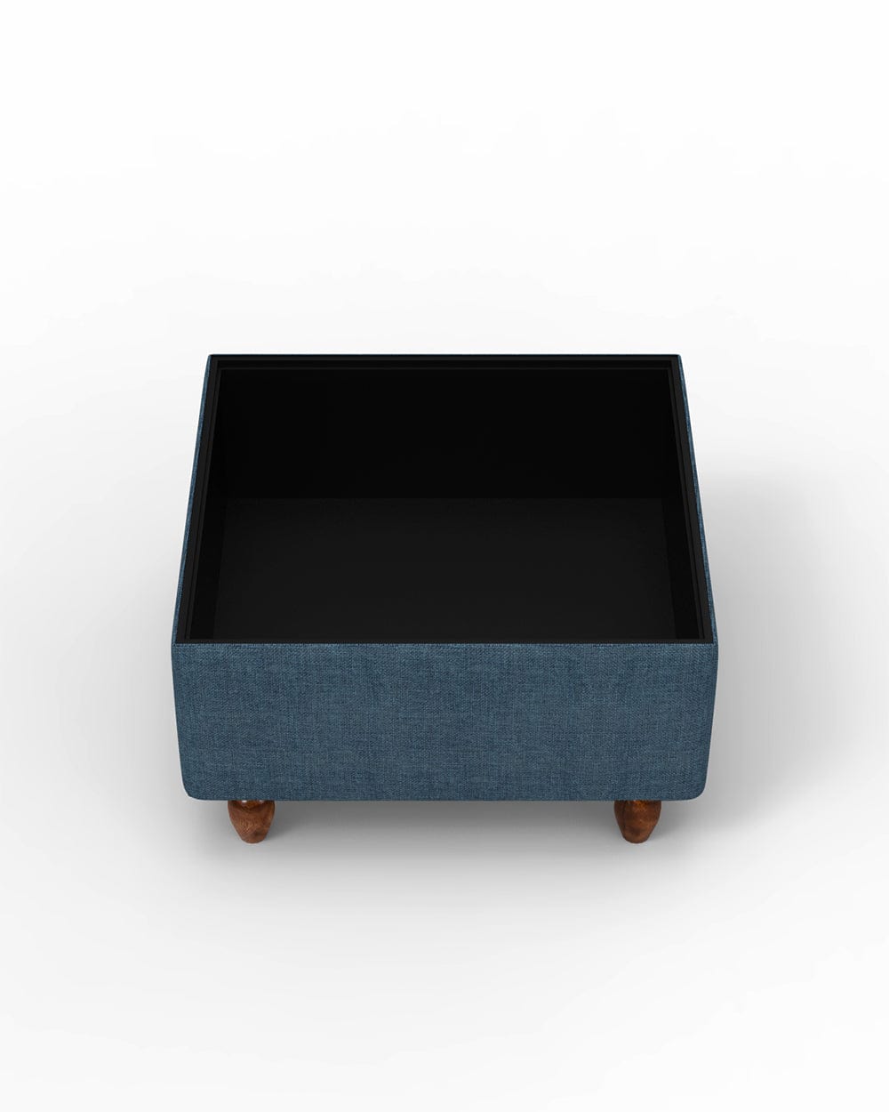 Chumbak Modern Trunk Storage Ottoman - Sailor Blue