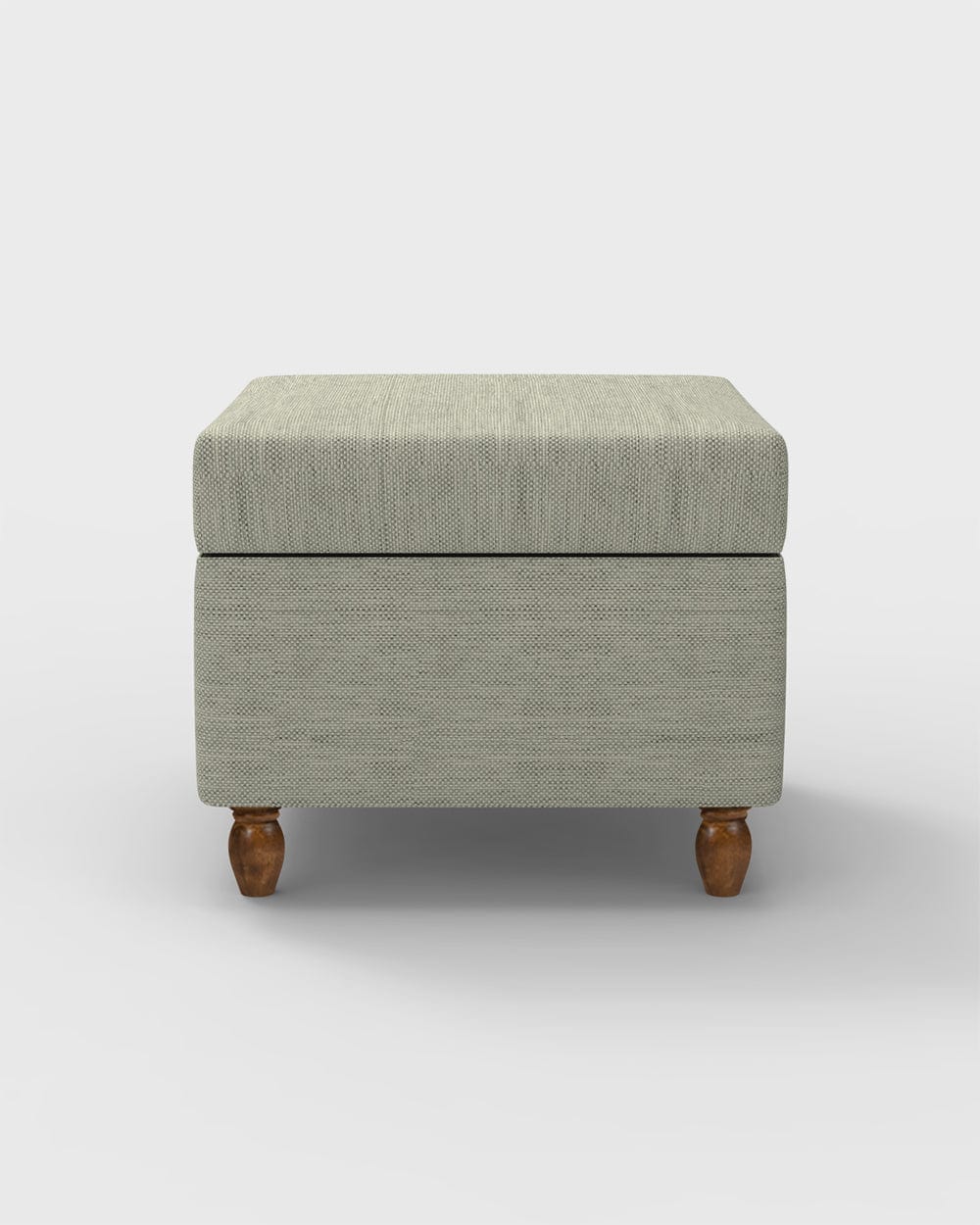 Chumbak Modern Trunk Storage Ottoman - Srilanka Ivory