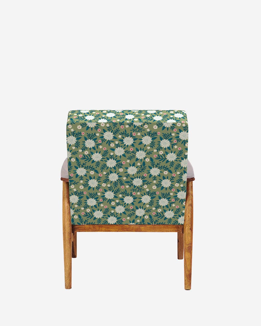 Chumbak Memsaab Arm Chair - Spring Marigold Green