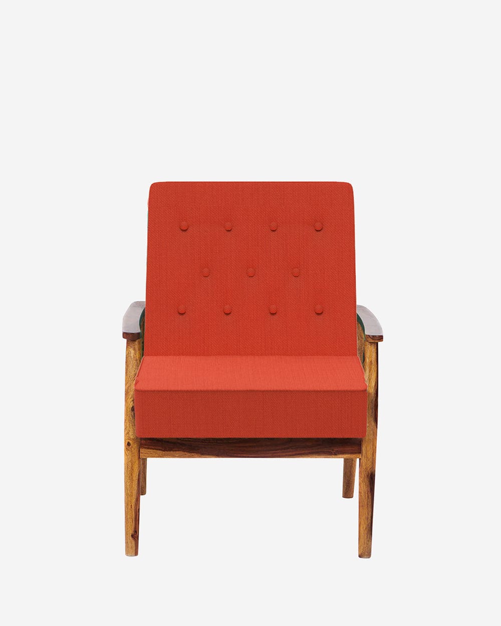 Chumbak Memsaab Arm Chair - Carribean Coral