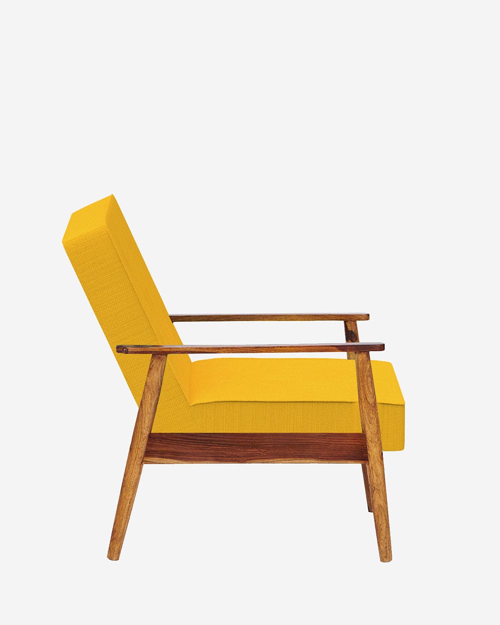 Chumbak Memsaab Arm Chair - Sahara Mustard