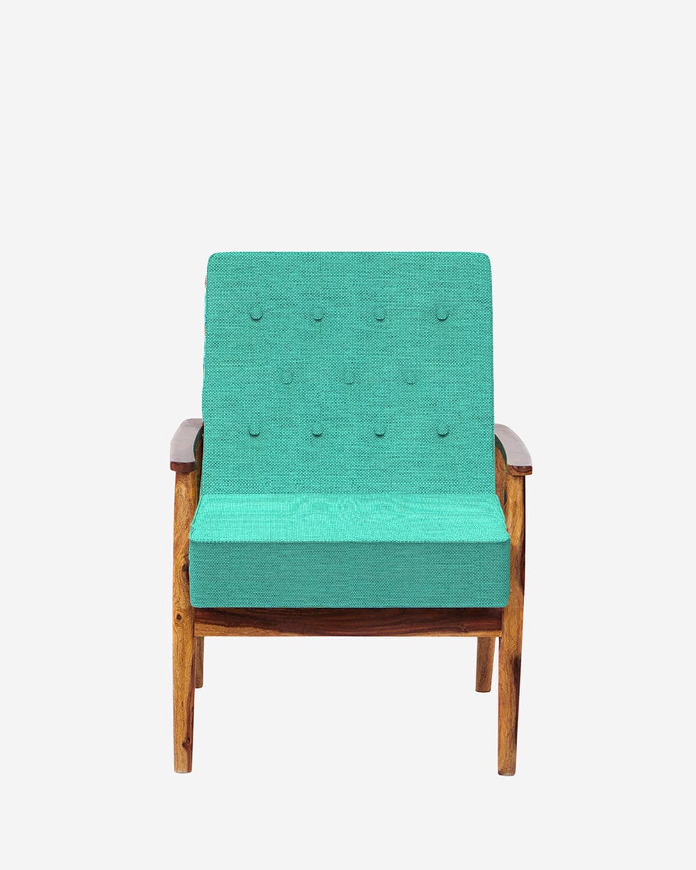 Chumbak Memsaab Arm Chair - Maldivian Teal