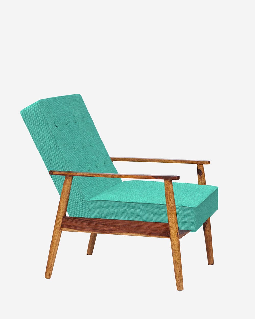 Chumbak Memsaab Arm Chair - Maldivian Teal