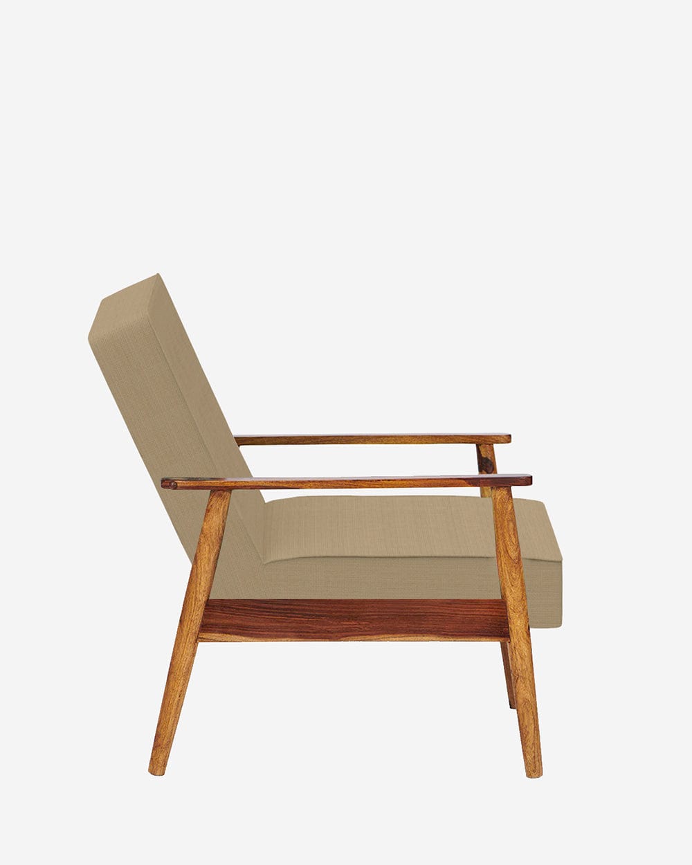 Chumbak Memsaab Arm Chair - Beach Beige