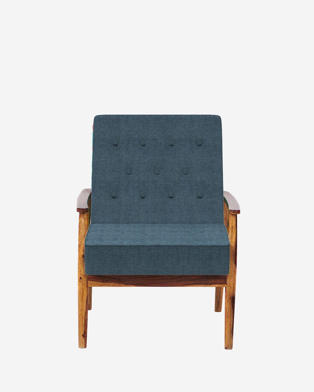 Chumbak Memsaab Arm Chair - Sailor Blue