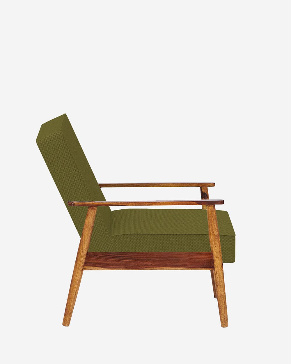 Chumbak Memsaab Arm Chair - Savanna Green