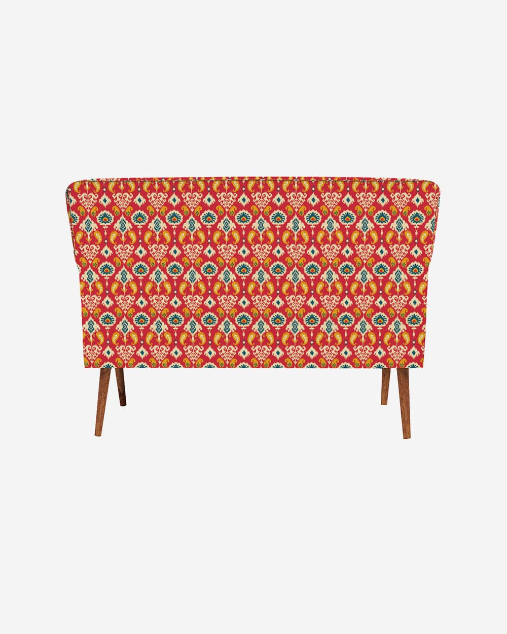 Chumbak Jodhpur Love Seat - Red Ikkat