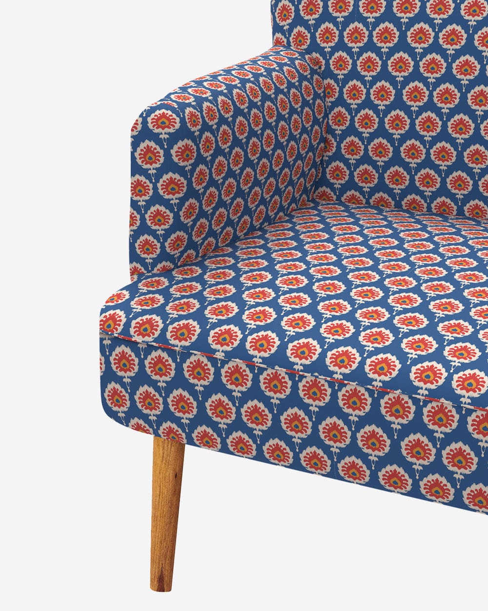 Chumbak Jodhpur Love Seat - Blue Ikkat
