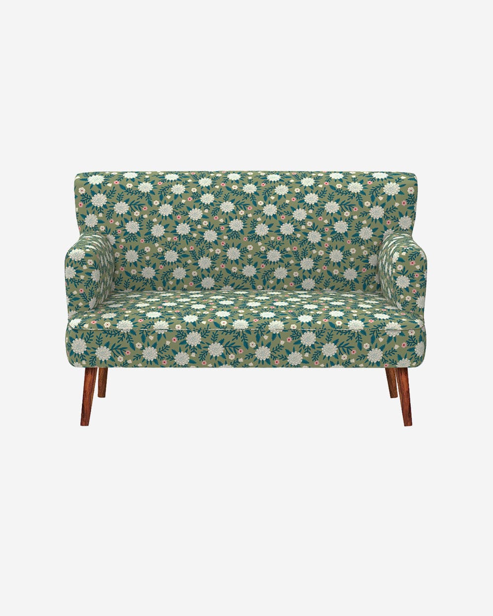 Chumbak Jodhpur Love Seat - Spring Marigold Green