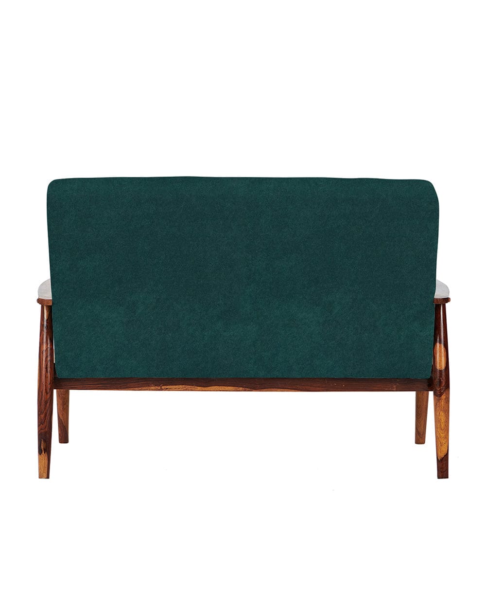 Chumbak Memsaab Love Seat - Dark Green Velvet