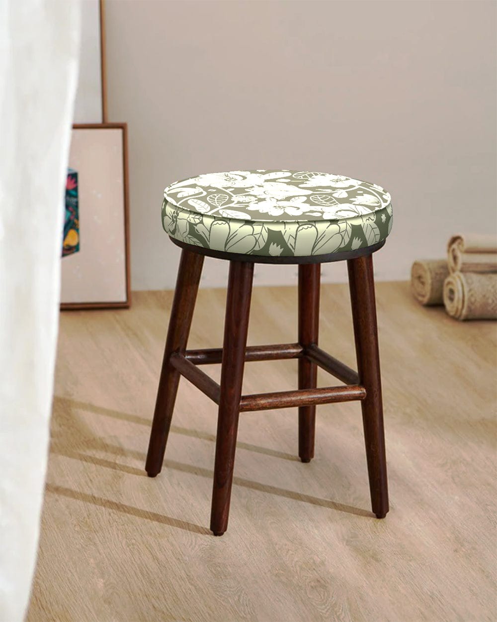 Chumbak English Cafe Stool - Grey's Garden