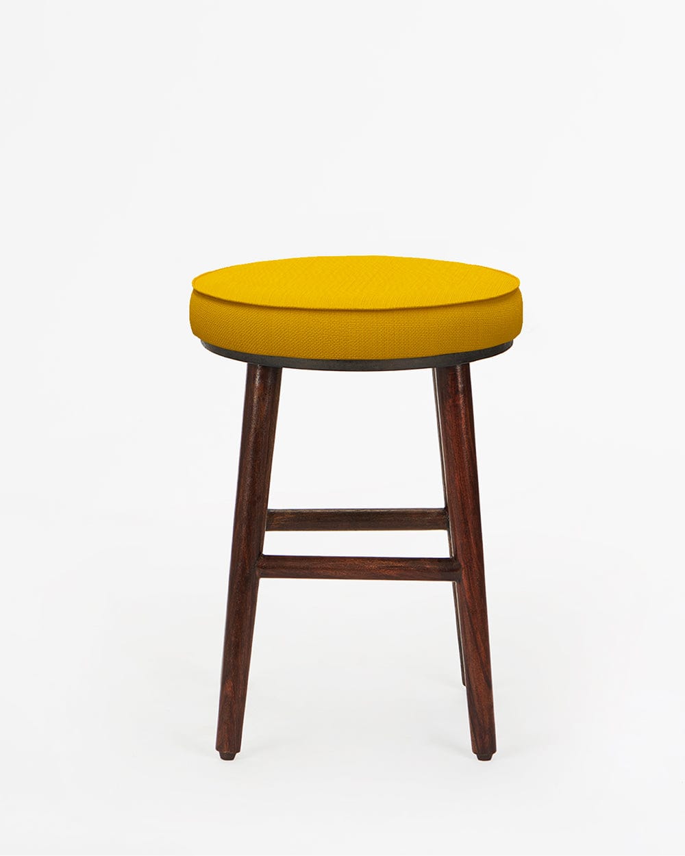 Chumbak English Cafe Stool - Sahara Mustard
