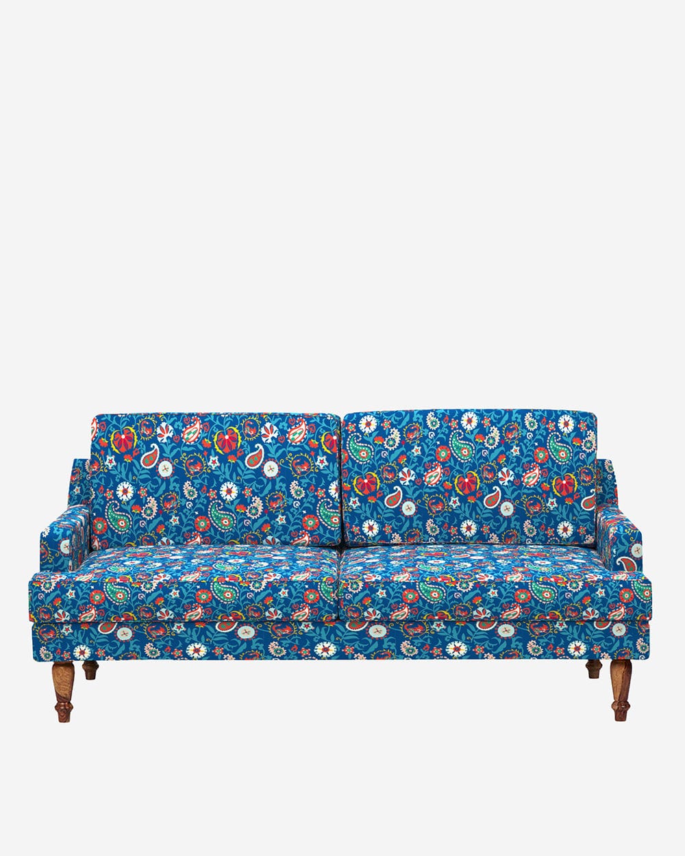 Chumbak Nawab Couch - India Paisleys Blue