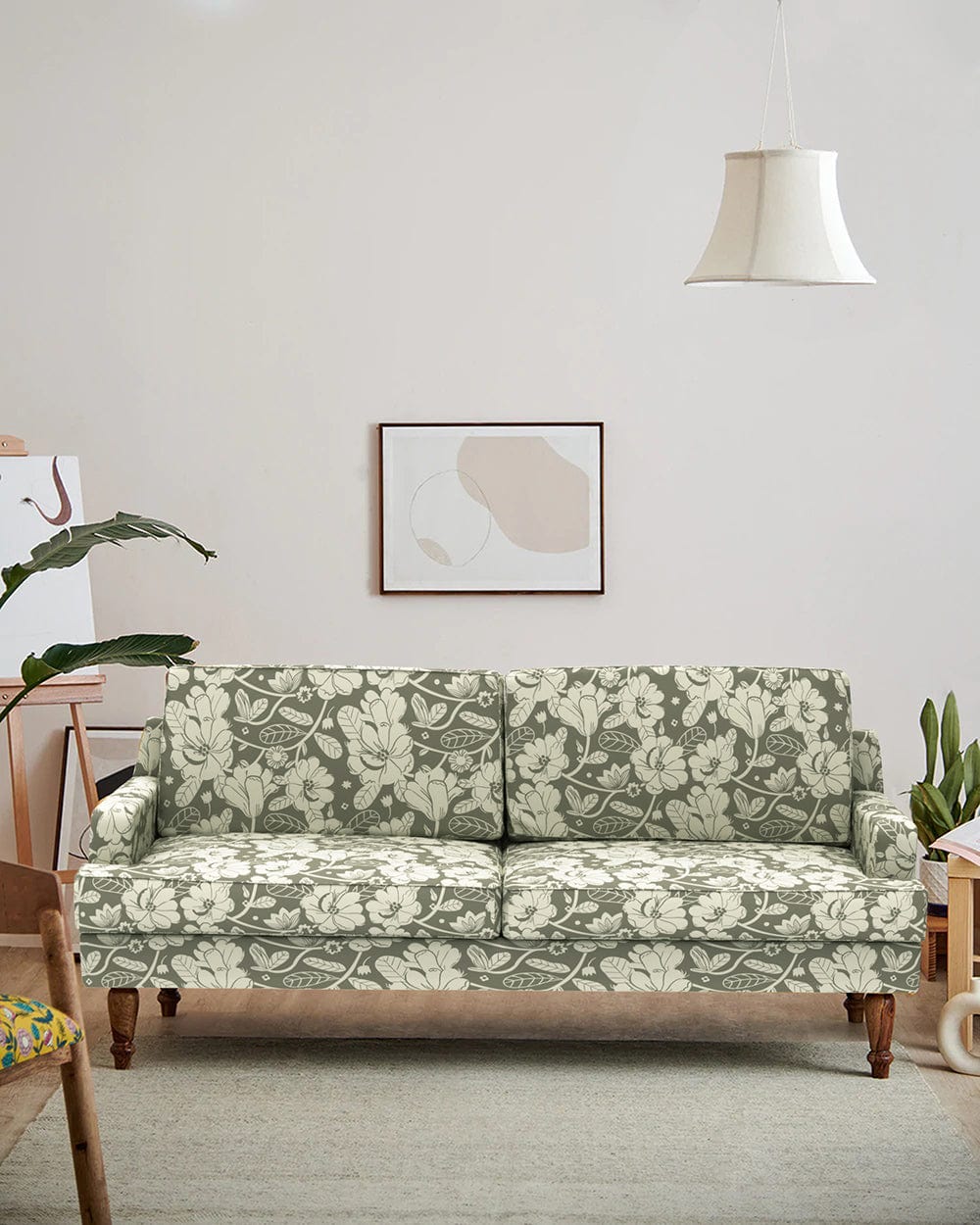 Chumbak Nawab Couch - Grey's Garden