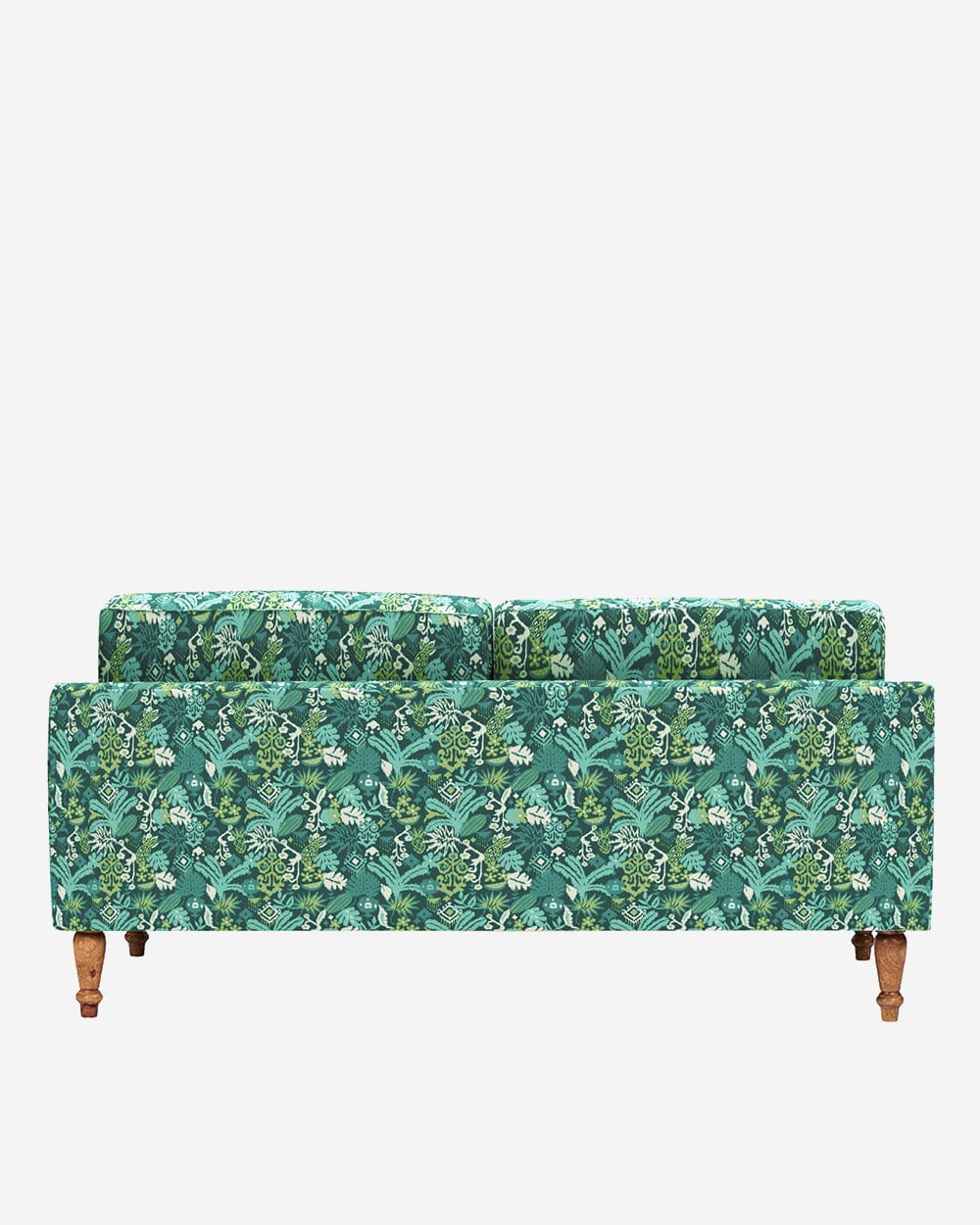 Chumbak Nawab Couch - Tropical Ikkat Green
