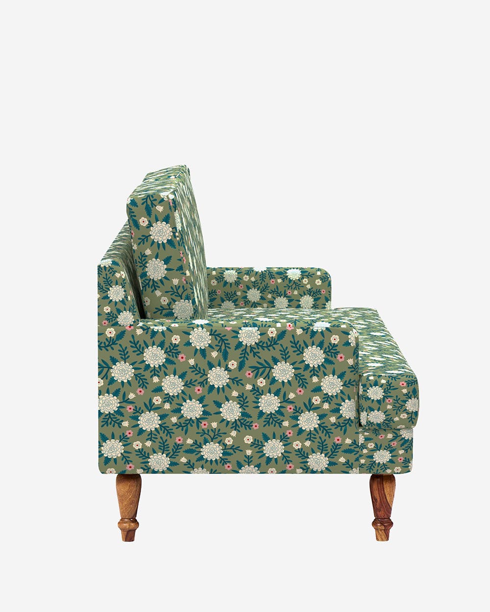 Chumbak Nawab Couch - Spring Marigold Green