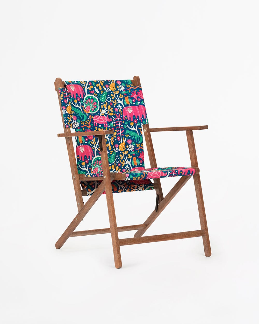 Chumbak Bistro Folding Chair-Gond Tribal