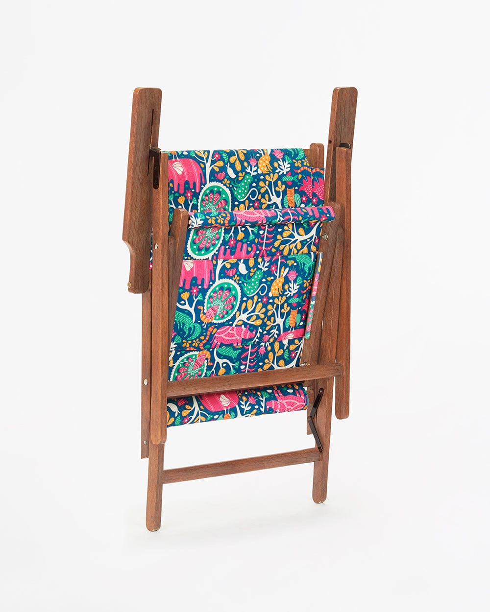 Chumbak Bistro Folding Chair-Gond Tribal