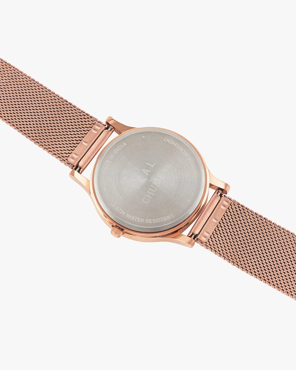 Chumbak TEAL by Chumbak Jungle Flowers Watch, Metal Mesh Strap