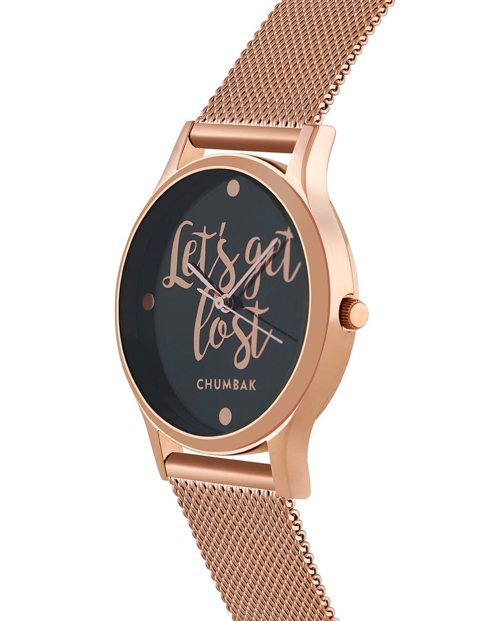 Chumbak TEAL by Chumbak Lets Get Lost Watch,Metal Mesh Strap