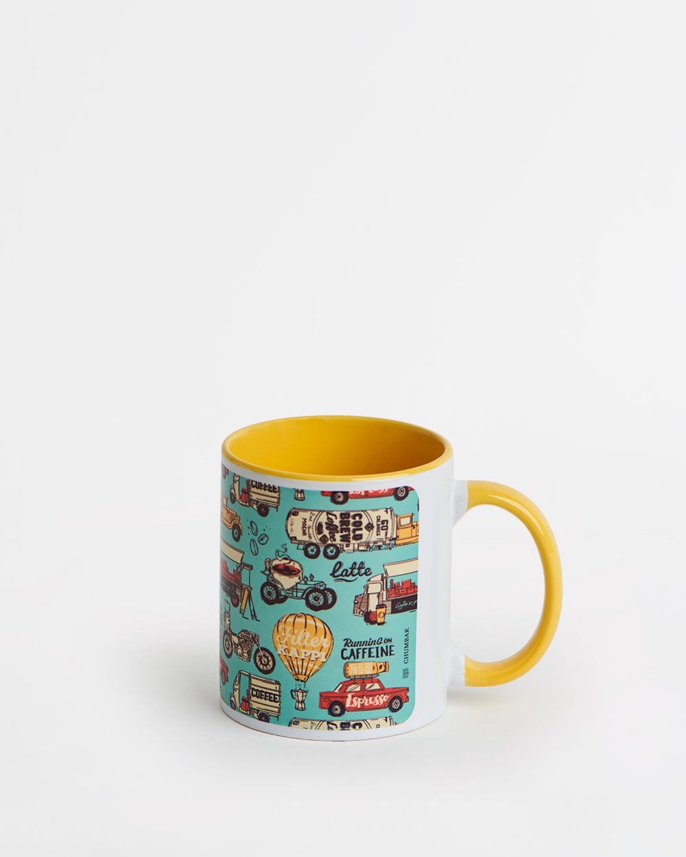 Chumbak Morning Cuppa Mugs Gift Set-Yellow
